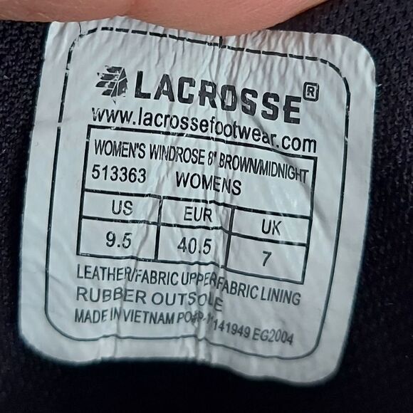 LaCrosse Brown and Tan High-Top Boots with Sturdy Sole - Picture 9 of 9